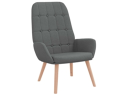 Cadeira Relaxante Vidaxl Cinzeto Tecido