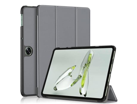 Capa De Couro Inteligente Para Tablet Custer Solid Color Com 3 Dobras Saisiyiky