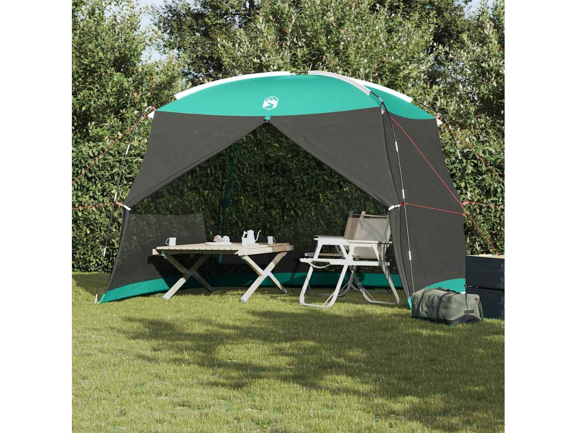 Vidaxl Tenda Mosquiteira Com Telhado Verde Do Mar 320 X 320 X 218 Cm