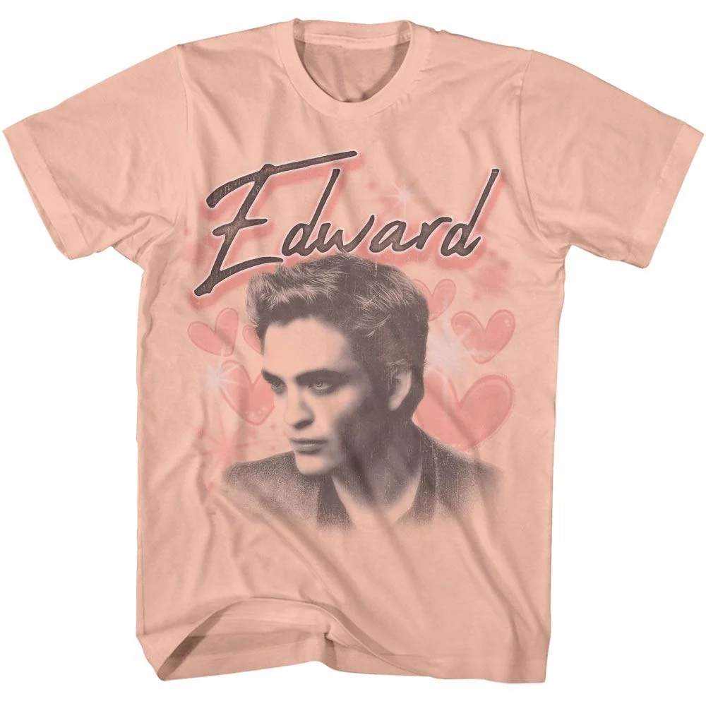 Rockinstone Twilight Edward Hearts Graphic T-shirt Size:xl