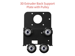 Placa De Soporte Posterior De Extrusión De Corto Alcanzar Para Impresoras 3d Ender-3/ender-3 S/cr 10 Con Polea Pom
