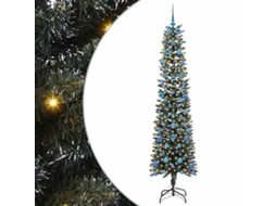 Conjunto 1 Árvore De Natal Artificial Vidaxl Verde Pvc (210 Cm)