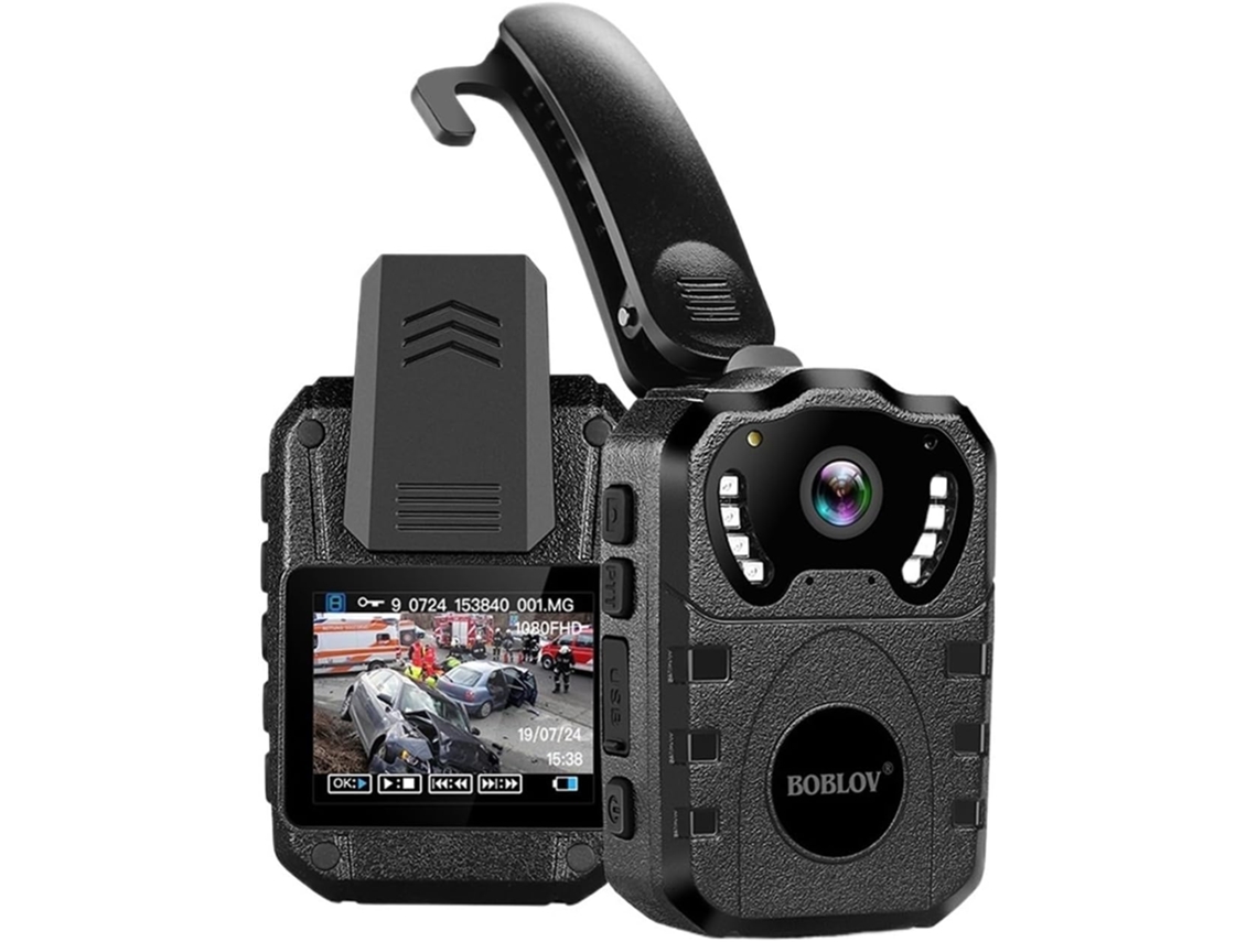 Mini Câmera Corporal Full Hd 1080p, Câmera Policial, Gravação SFUSHOS