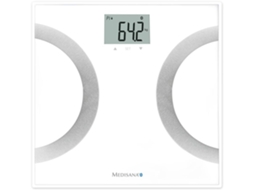 Balança digital medisana BS 445 connect, vidro temperado, conectividade Bluetooth