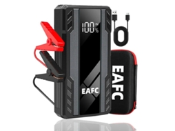 1000A Auxiliar De Partida Portátil Com Iluminação De Led Para Carros De 12V E Gasolina De 3.0L