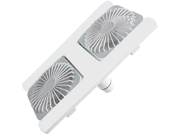 Ventilador De Teto Pequeno Com Luz Ajustável, 3 Velocidades E