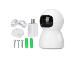 Câmera De Segurança Inteligente 2k 3mp Com Wi-fi, Visão Noturna Panorâmica 360°, Rastreamento Movimento, Áudio Bidirecional, Ideal Para Moni