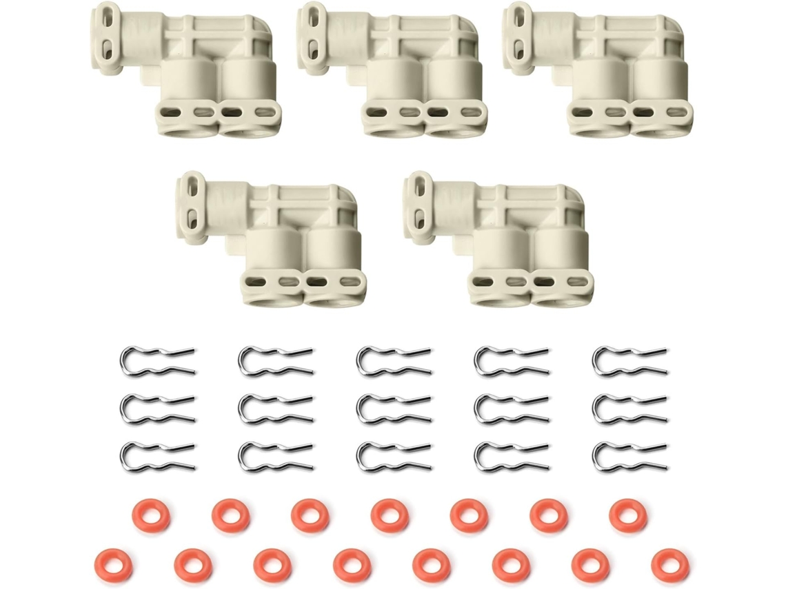 Conjunto De Conectores Elétricos De Alta Eficiência Para Máquinas De Café Com Conector De Silicone Texturizado