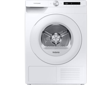 Máquina de Secar Roupa SAMSUNG DV90T5240TW (9 kg - Bomba de Calor - Branco)
