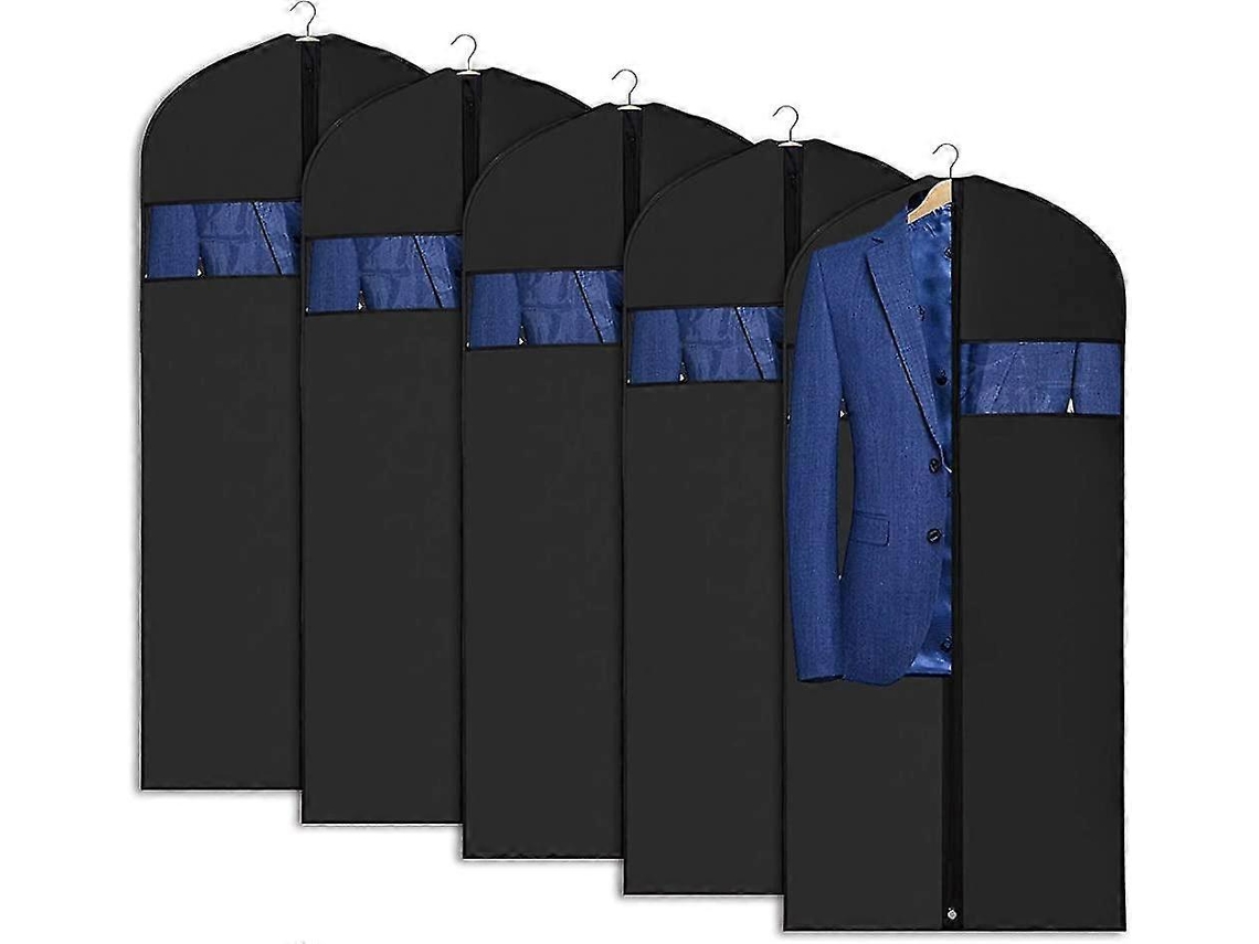 Conjunto De 5 Capas Para Ternos De 43 Polegadas Da Lmell Storage, Dobráveis ​​e Laváveis, Transparentes, Perfeitas Para Presente.