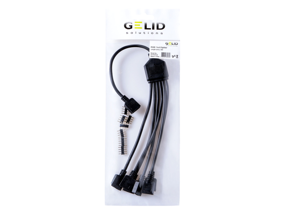 Cabo Divisor de 1 para 6 GELID SOLUTIONS Rgb