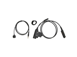 Microfone PTT compatível com dispositivos Baofeng EOOCOO
