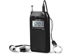 Rádio de emergência GOKOCO com 4000mah, solar, manivela e carregador USB
