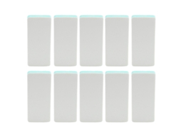 10pcs Bloco de Lixa Duplo Lado 1000 5000 Grit Esponja Reutilizável para Polir Pulseiras Unhas