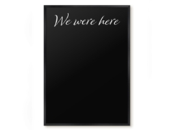 Magnetic Glass Board We Were Here For The Hall Espelharte (50x70 Cm)