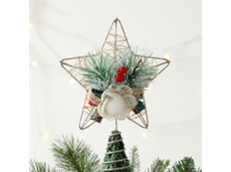 Laxiscreed Estrela De Natal Gold B Style - Ornamento Decorativo Leve De 46g Para Decoração Natalícia