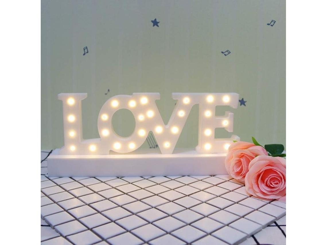 Luz de Letras Love Led Marquee S/MARCA