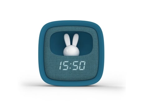 Despertador Infantil Tátil De 3 Alarmes Com Luz Nocturna Billy Clock Azul Mobility On Board