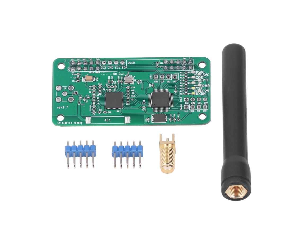 Hotspot MMDVM com Antena Única, Potência RF 10mW, Placa UHF VHF UHF SMA