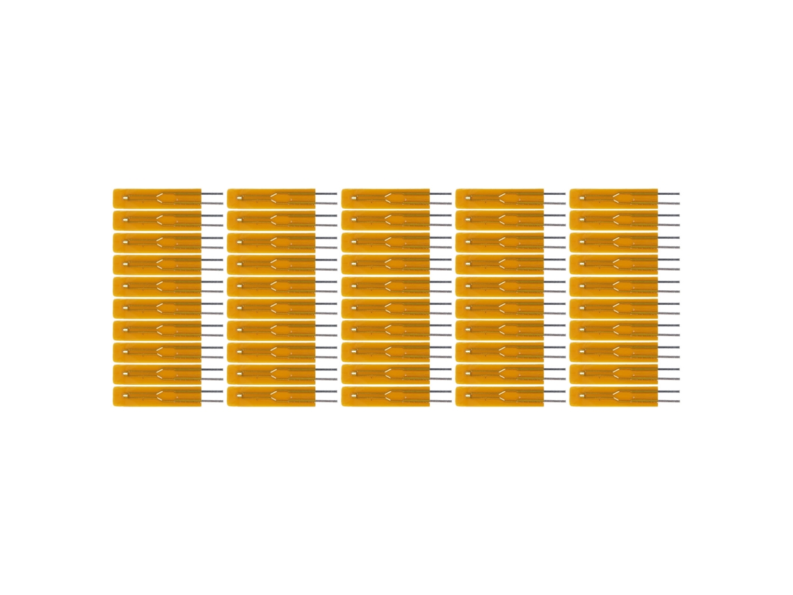 50pcs Resistor Termistor De Filme Fino Mf55 B3950 Isolado 103f 10k Para Rede De Comunicação