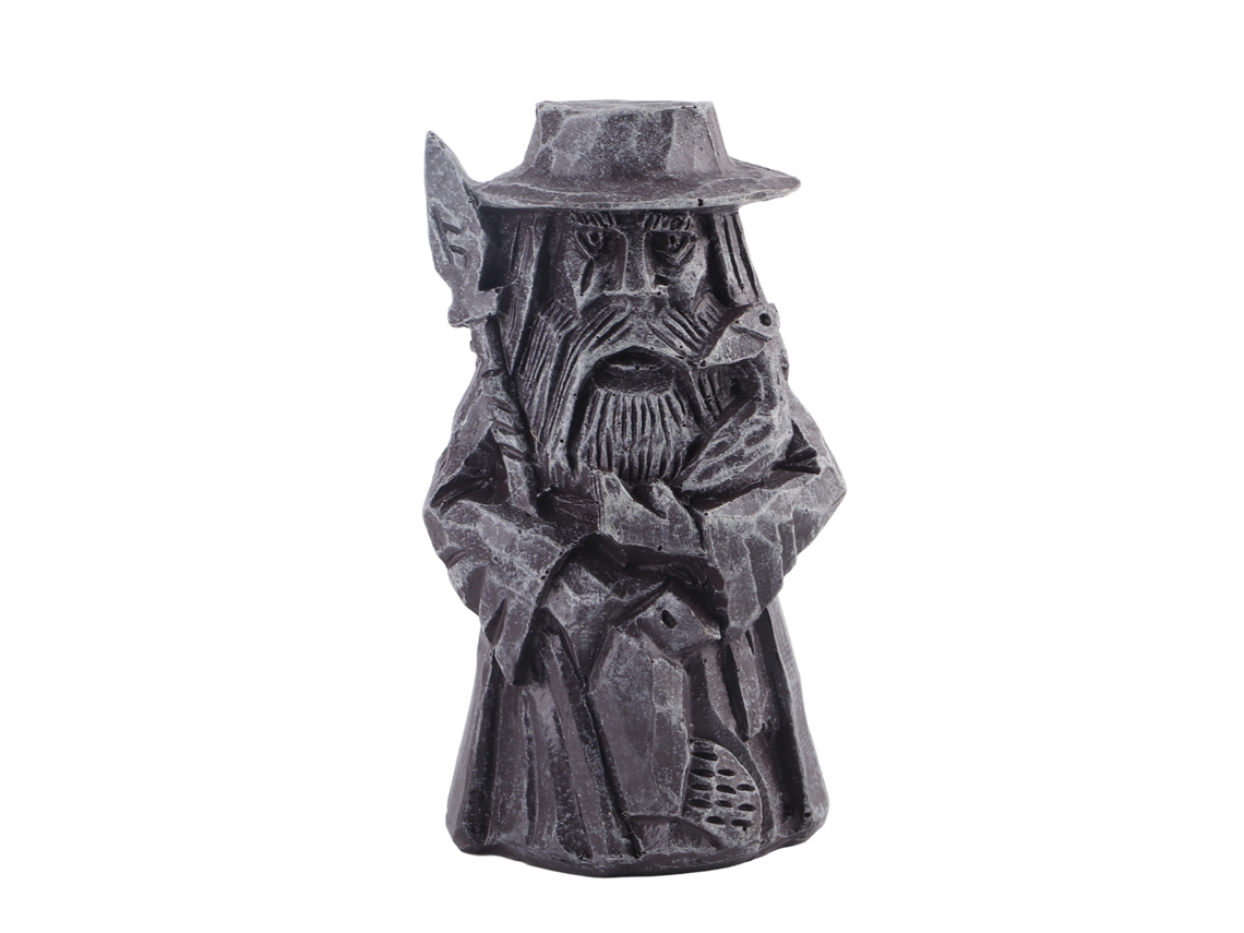 Estátua Viking Odin Thor de Resina Decorativa para Jardim e Casa