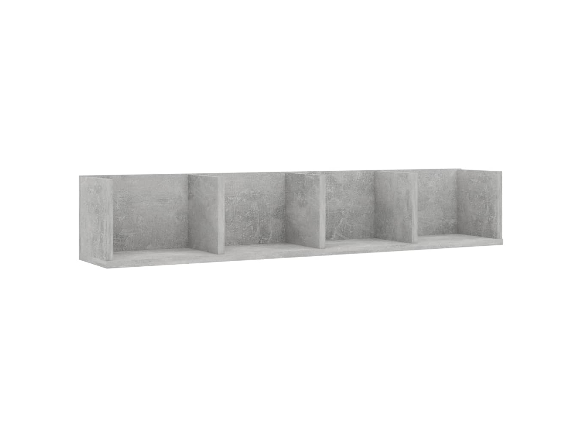 Wall Shelf, Wall Shelves Vidaxl Cinzeto Madeira Processada (n/a)