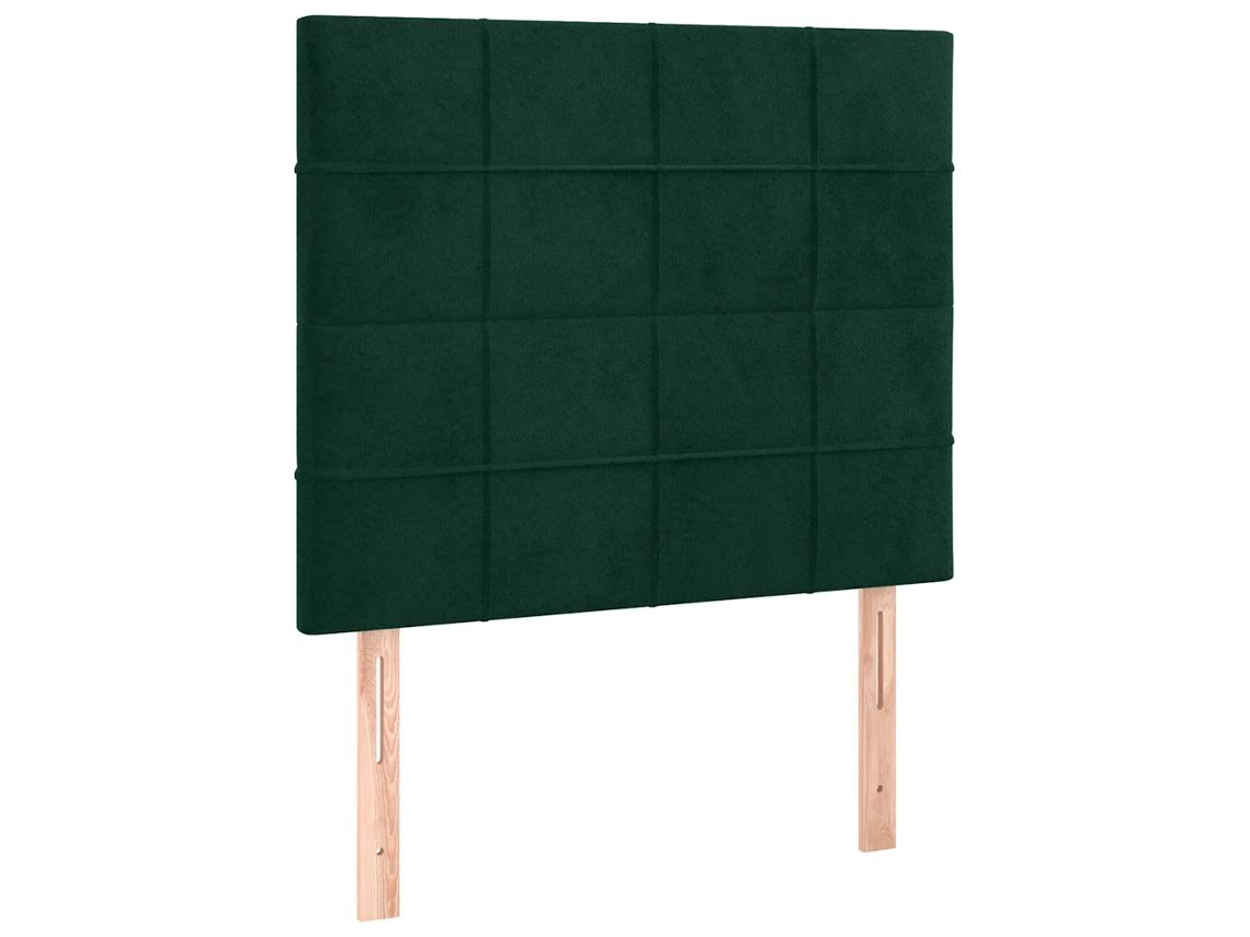 Cabeceira Verde Escuro 100x5x118/128 Cm Veludo MAISON EXCLUSIVE