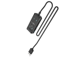 Cabo Adaptador De Áudio Usb Para 3,5 Mm Virtual 7.1 Usb Placa De Som Externa Slowmoose