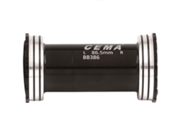 Copos de Pedaleira de Cerâmica para Shimano Bb386 Prateado 86.5 Mmcema