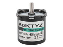 Motor Síncrono CA Mini 14w 5rpm 110V com Engrenagem de Metal para DIY
