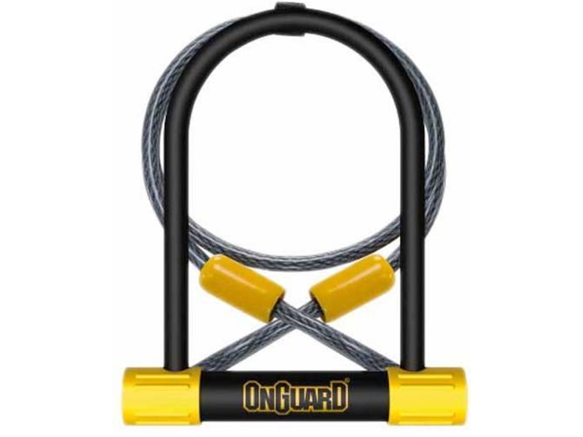 Cadeado de Bicicleta ONGUARD U-lock Bulldog Dt 8012 Com Cabo De