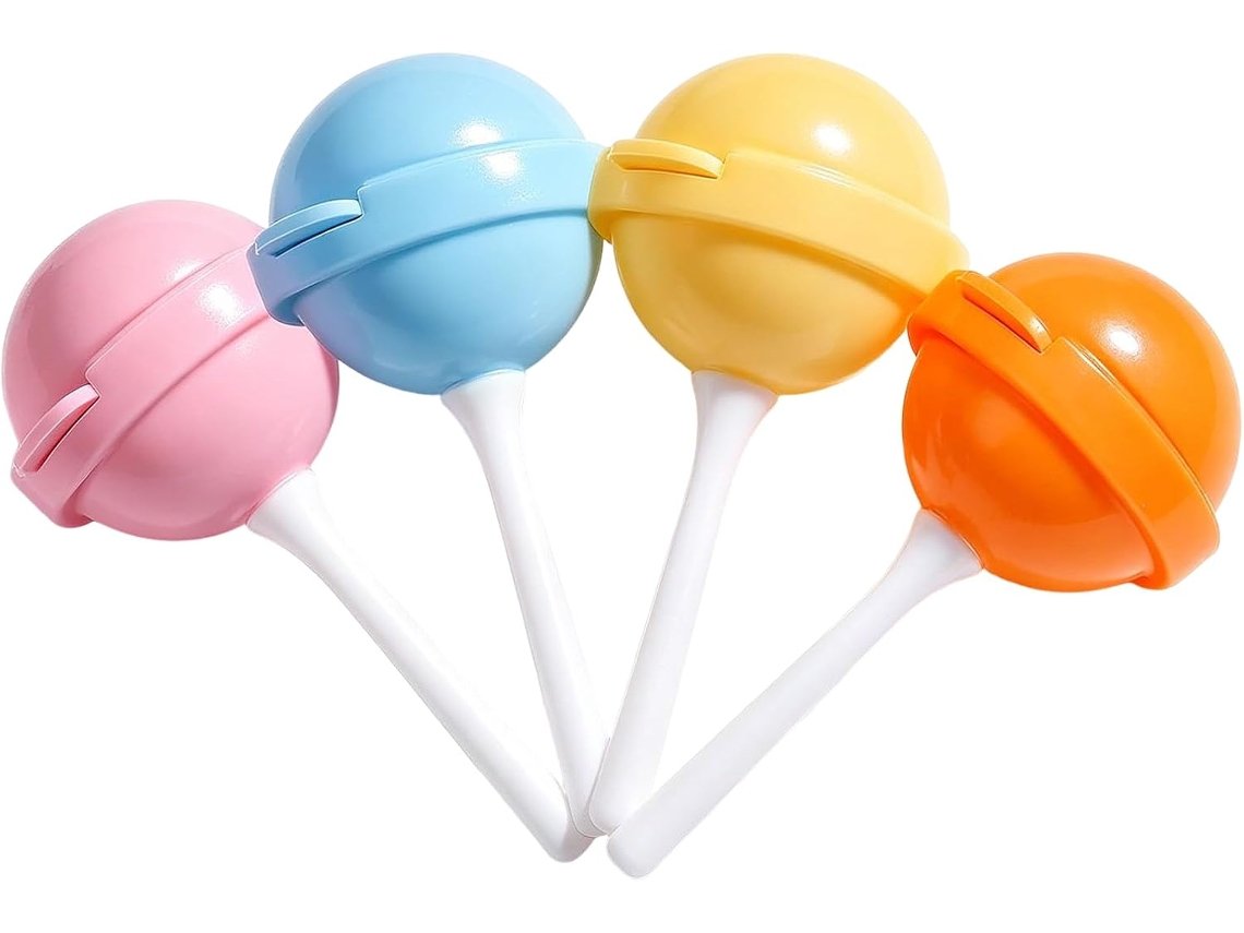 Molde Esférico De Silicone Reutilizável Para Picolés, Com 4 Cavidades