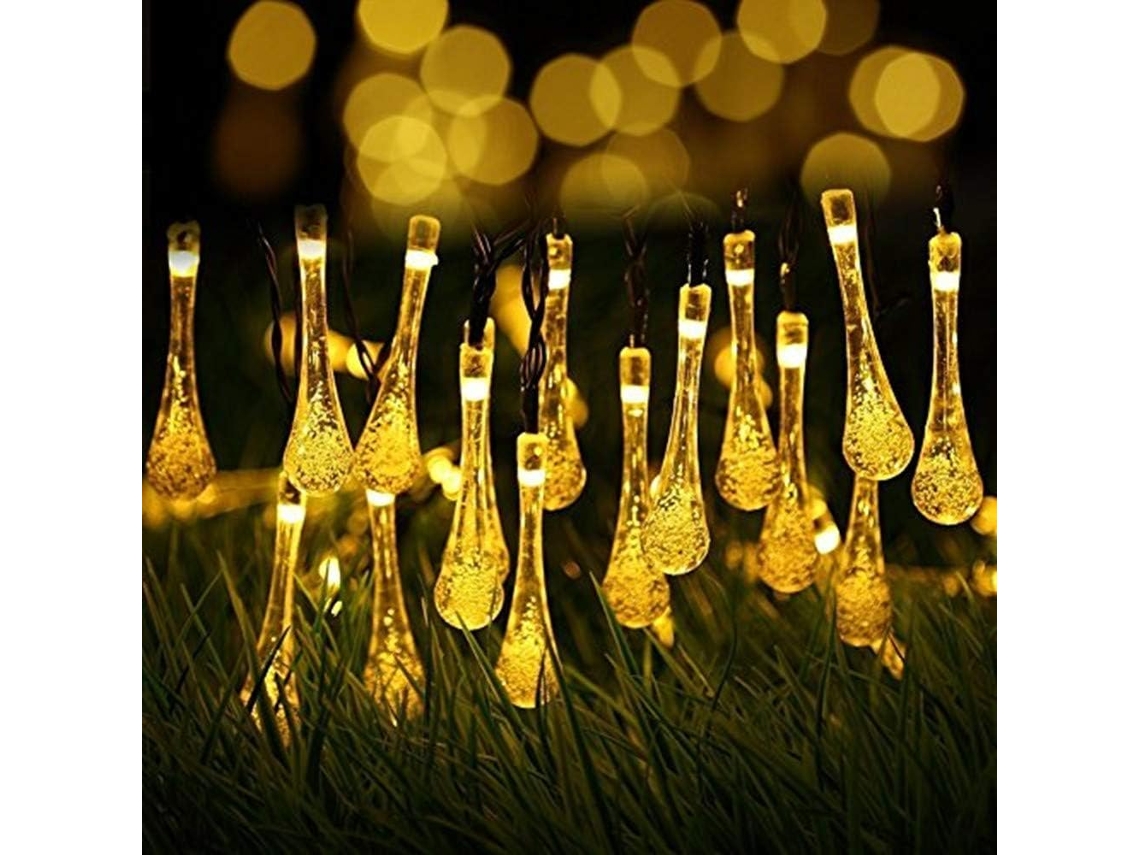 Cordão De Luzes Led, Energia Solar, Resistente À Água, Para Decoração De Casa, Festas, Jardim E Eventos