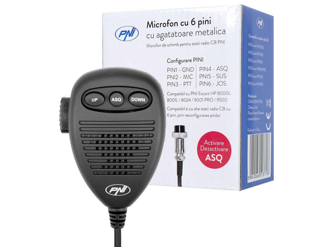 Pni Rádio Microfone Hp 8000L