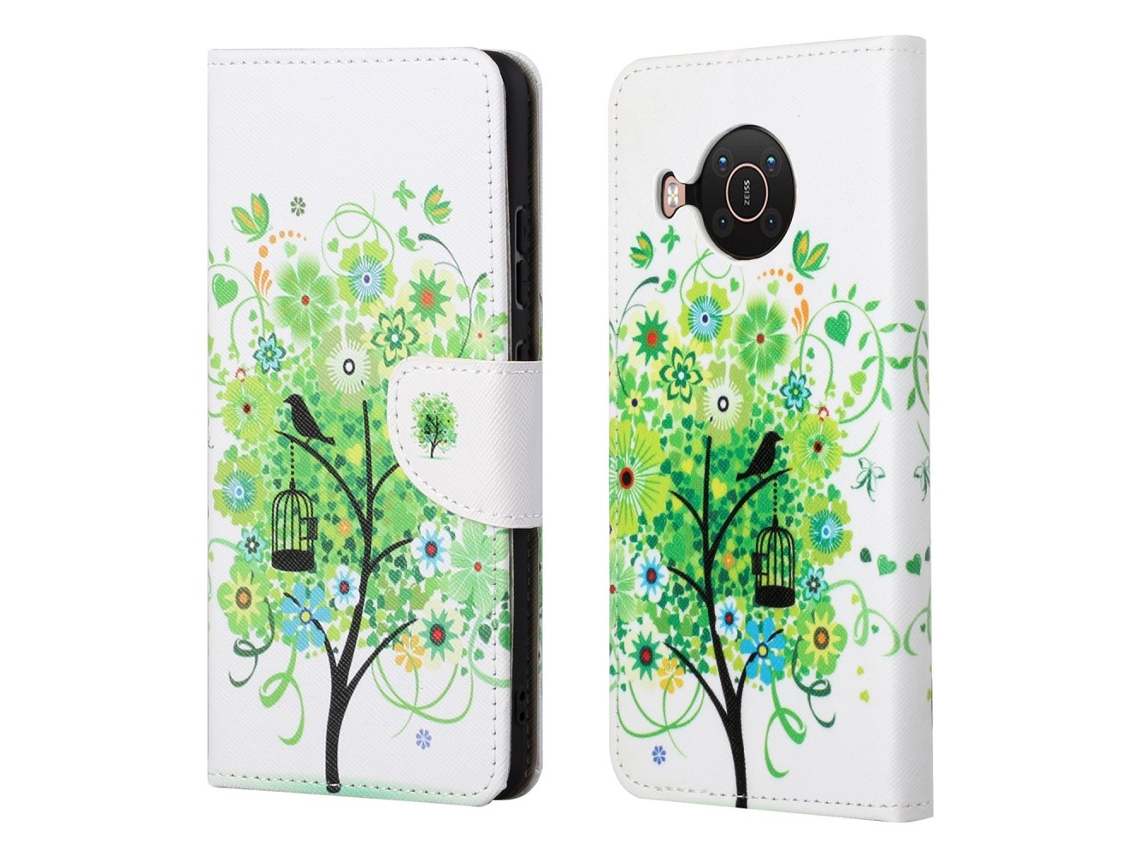 Capa Novo Padrão Textura Cruzada Fundo Para Nokia Nokia X10/x20 Multicor
