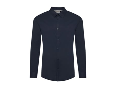 Camisa GUESS JEANS Algodão Homem (XL - Azul)
