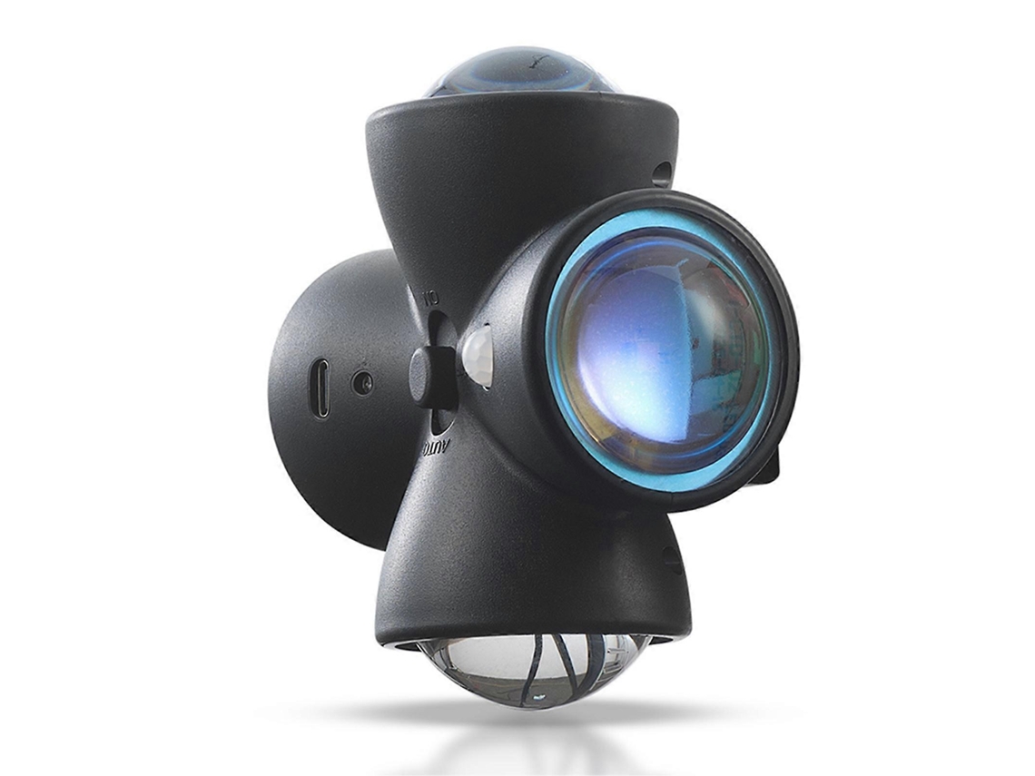 Luminária de parede magnética com sensor de movimento inteligente Slowmoose, recarregável por USB, para corredor e quarto