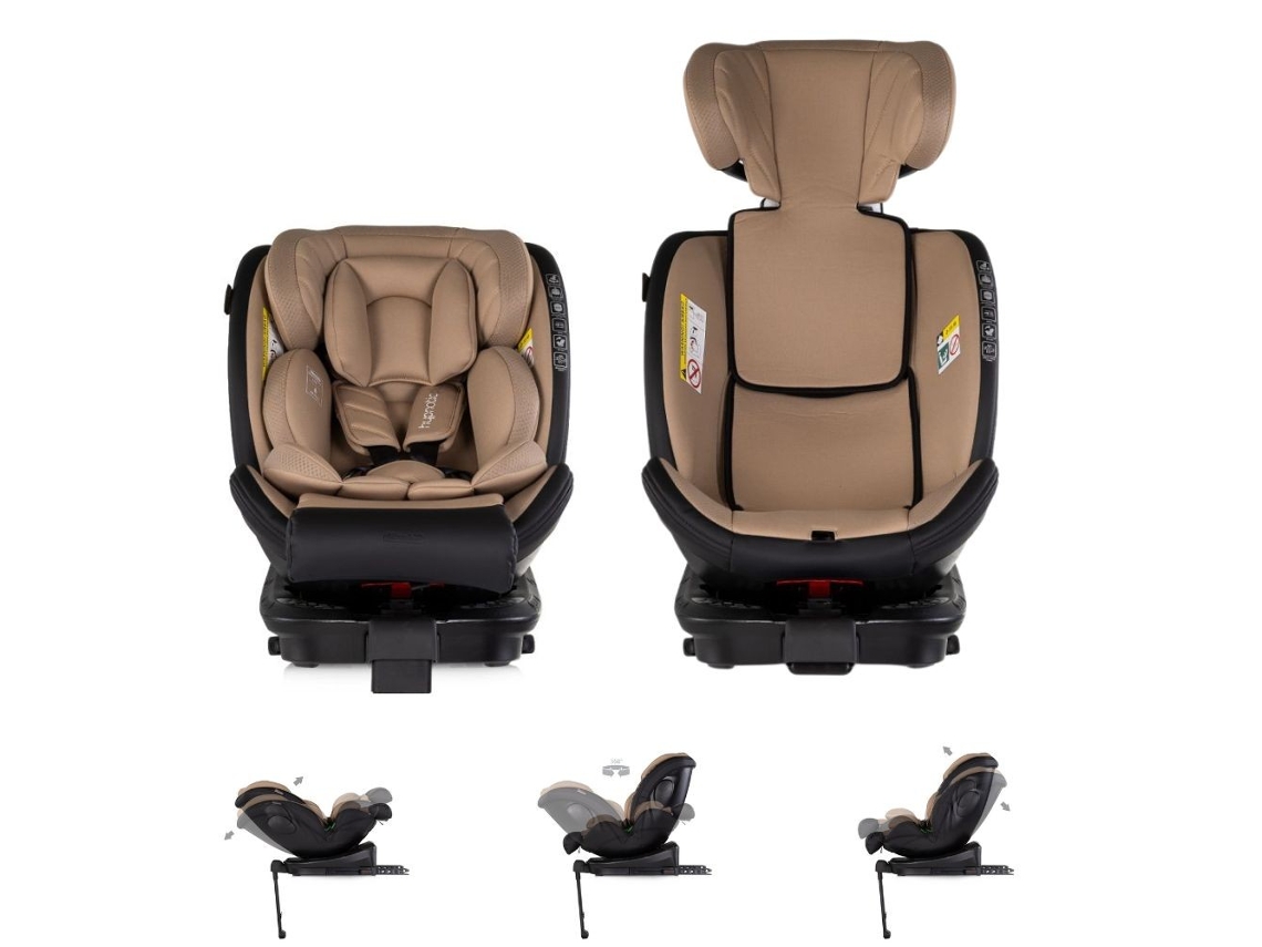 Cadeira Auto Hypnotic Plus I size Isofix 360º da CHIPOLINO Latte (40 150 Cm)