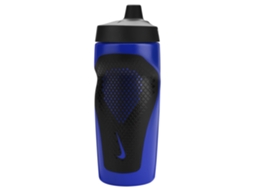 Garrafa Esportiva Nike Refuel Grip 550ml Azul E Preta Livre De Bpa