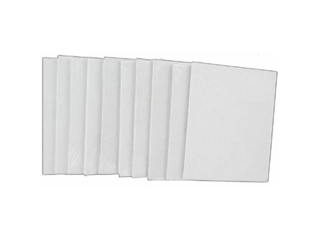 Lona de algodão 8 x 10 cm - 10 peças - Cleópatra Branco