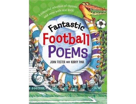 Livro fantastic football poems de john foster (inglês)