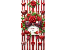Decoração De Porta Para O Dia Dos Namorados: Placa Com Estampa Romântica