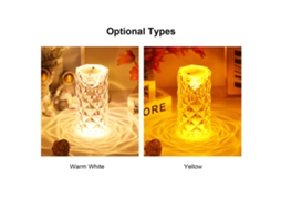 Lâmpada de Mesa Acrílico Design Reflexão Rosa Luz Noturna Decorativa para Quarto Presente