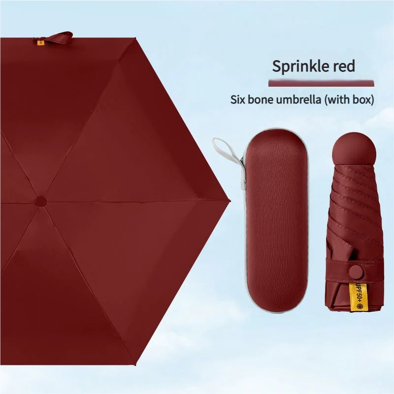 Mini Guarda Chuva Cápsula com Proteção Uv MDUG