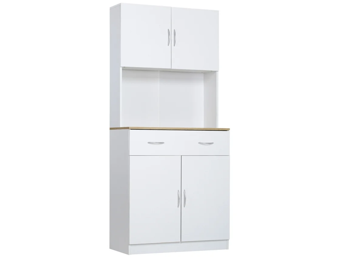Armário Cozinha 4 Portas 80x40x180 Branco