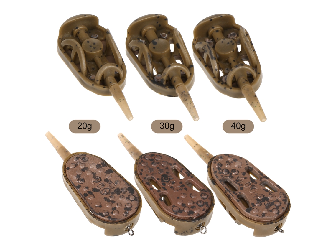 Moldes de Pesca Rápido 3pcs para Isca de Carpa