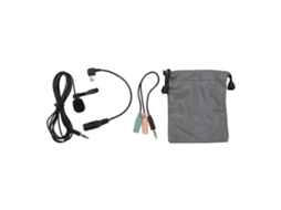 Lavalier Lapel Microphone Omnidirectional Noise Reduction Plug And Play Mini Clip On Mic For Live Streaming Vlog Interview LAXISCREED