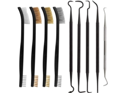 Pincel De Acero Inoxidable, 9 Piezas Pequeño Pincel De Latón Nylon Cepillo Mini Alambre