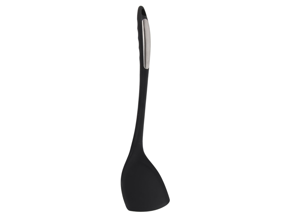 Espátula De Silicone Sem Costura, Preta, Qualidade Alimentar, Utensílio Cozinha Para