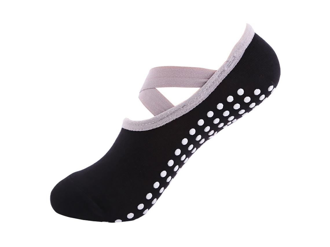 2026altiro-1 Par Mujer Calcetas Antideslizantes Deportivas Para Yoga Pilates Baile Protector De Talón
